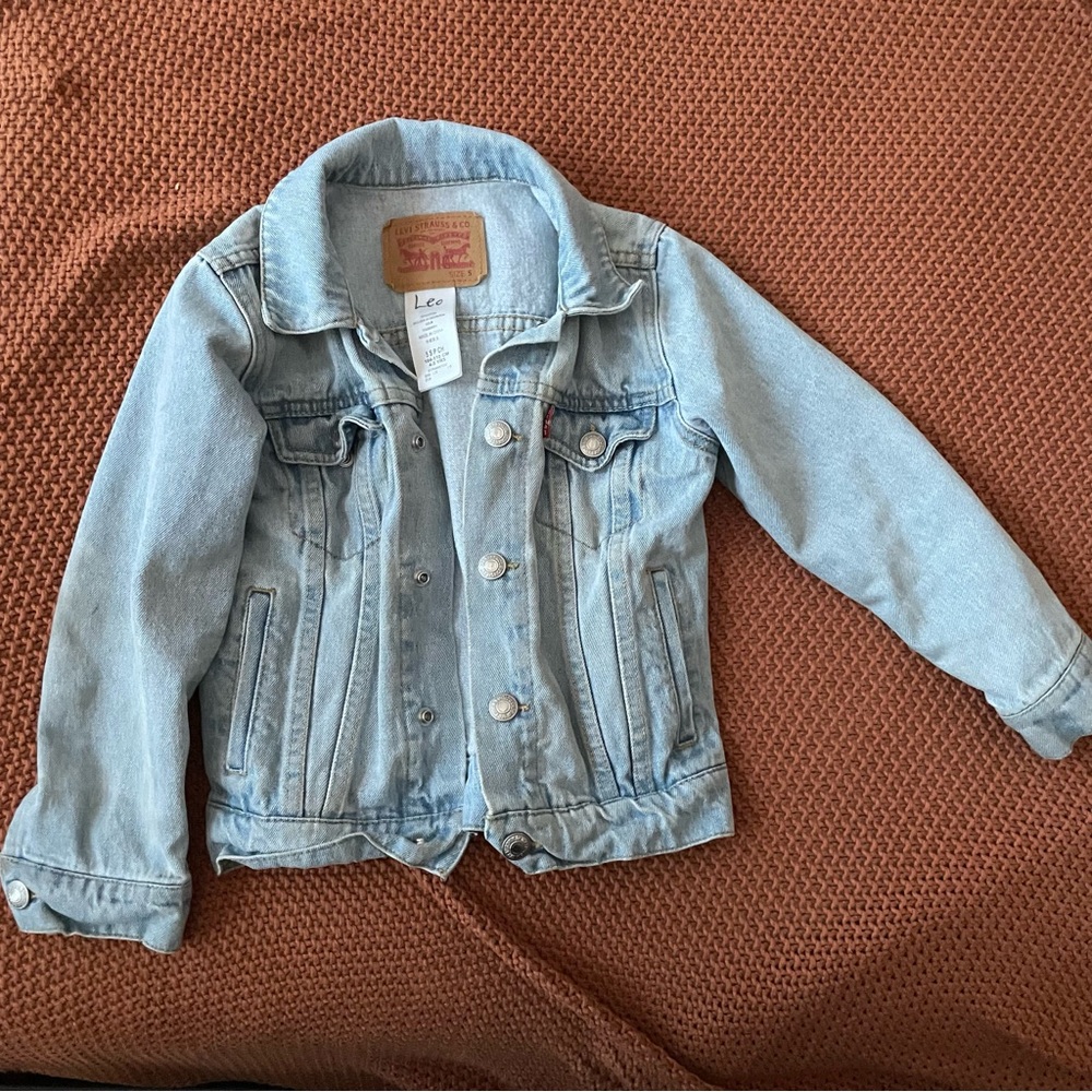 Levi’s Unisex Denim Jacket with Snaps sz kid 4-5